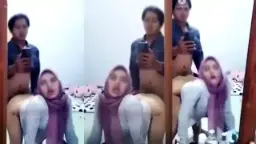 Goyangan Hijab Di Belakang Dihajar Mantan