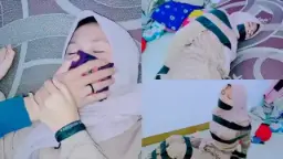 Lakban Mengikat Tubuh Ukhty Remaja Cantik Dalam Permainan Bdsm Yang Menggairahkan