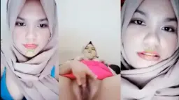 Tantri Berjilbab Menggairahkan Mengocek Memek
