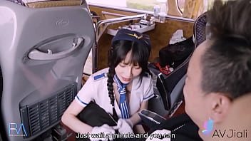 Tur Bus Seks Dengan Pelacur Asia Berpayudara Besar, Film Porno Asli China Dengan Subtitle Inggris