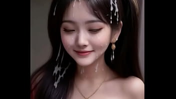 Gadis-gadis Hanfu Putih Diguyur Cairan Panas, Tersipu Malu Dengan Senyum Menggoda