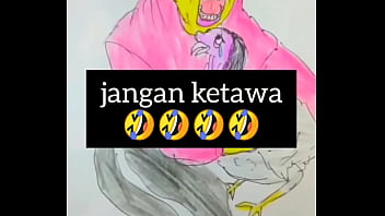 Gadis Montok Tertawa Penuh Gairah Liar