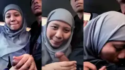 Ajirah Puspa Mengulum Penuh Nafsu Di Dalam Mobil