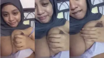 Miss Serra Berjilbab, Payudaranya Sangat Besar