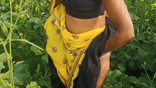 सरसों के खेत में ममता को उसके पति ने मौका देखकर जबरदस्ती संभोग किया, साफ हिंदी आवाज़ के साथ बाहर