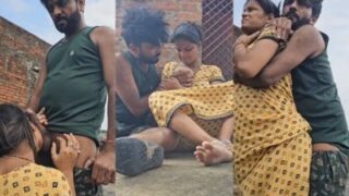 Pasangan Di Lucknow Bercinta Di Teras Terbuka, Rekamannya Bikin Bergairah