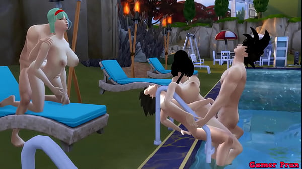 Susu Ibu Dan Istri Epi 4: Pesta Ranjang Di Kolam Bulma Dan Chichi, Istri-istri Cantik Berbagi Anak-anak Dan Mengadakan Orgy, Mereka Dihardiki Dari Belakang Seperti Pelacur Hentai