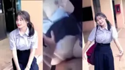 Gadis Remaja Cantik Digituin Guru Di Dalam Mobil