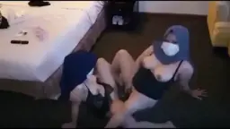 Duo Jilbobs Saling Giliran Mainin Dildo Sampai Basah.