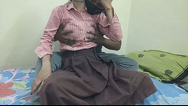Cewek Kuliahan India Di Kamar Pacar, Ngewe Panas Abis!
