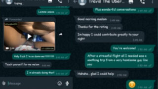Ngomong Panas Sama Driver Uber Di Whatsapp, Bikin Makin Greget
