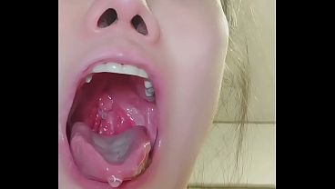 Pelatihan Tenggorokan Brutal, Lidah Liur Berantakan, Refleks Muntah Dimainkan, Uvula Digoda Basah.