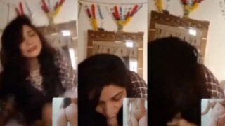 Istri Lagi Ngeblowjob Sambil Pacar Telanjang Colmek Di Video Call.
